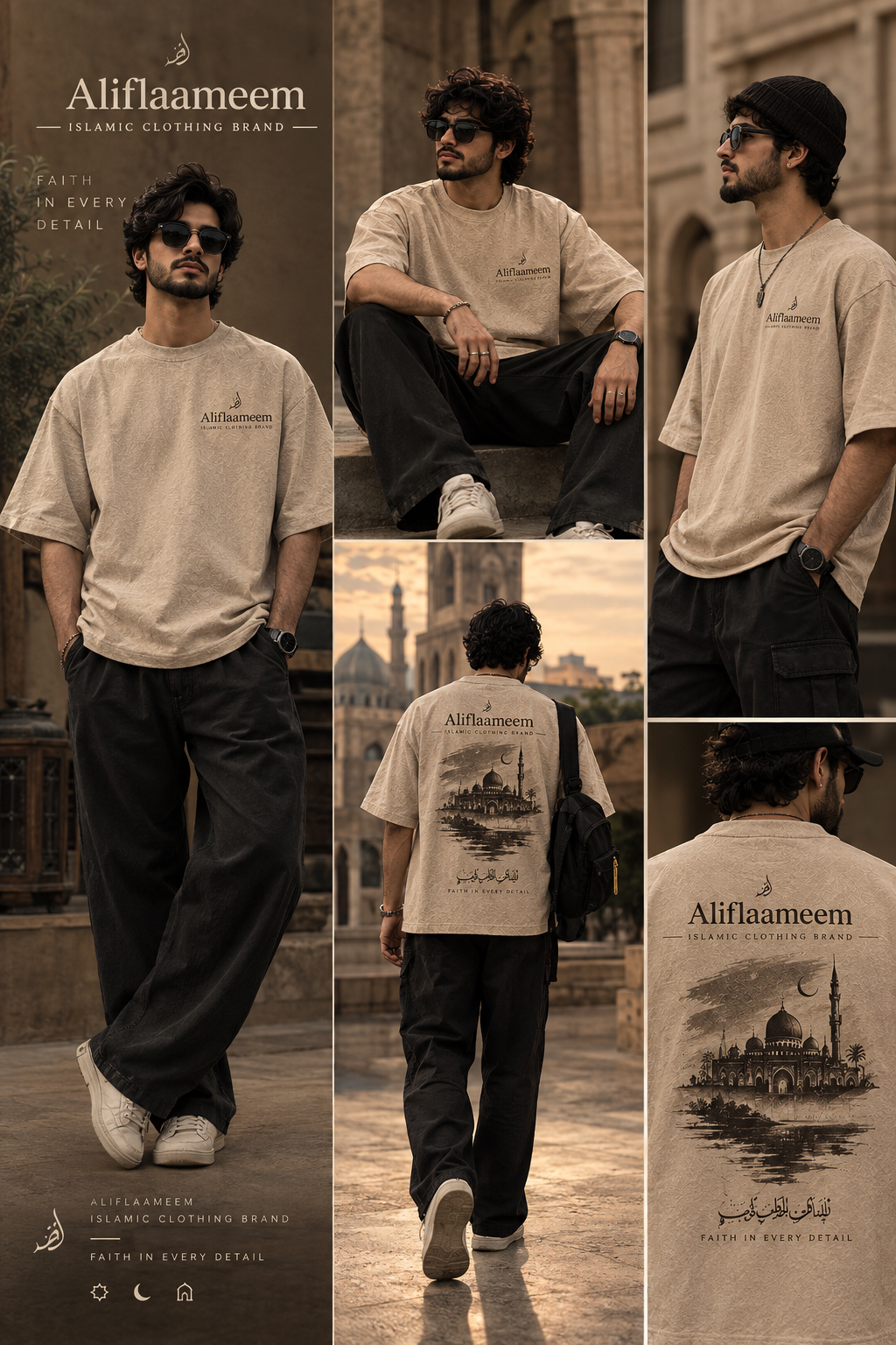 Aliflaameem Modern Graphic Tee