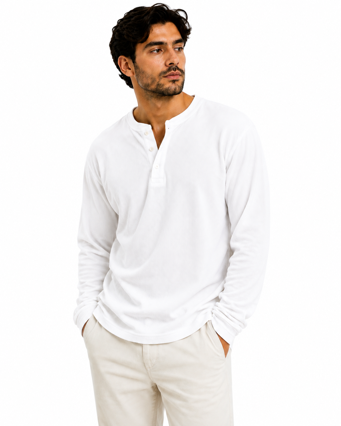 White Copper Off Grid Henley