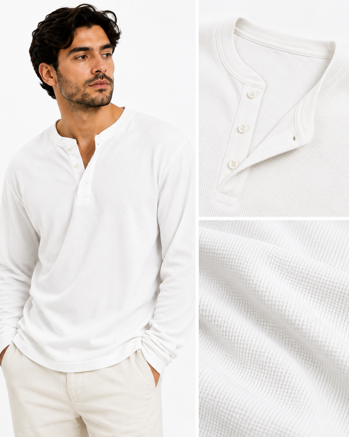 White Copper Off Grid Henley