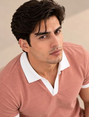 SEA GREEN CONTRAST COLLAR POLO